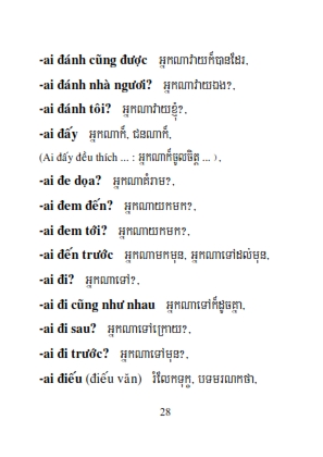 Từ điển Việt Khmer