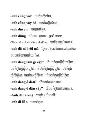 Từ điển Việt Khmer