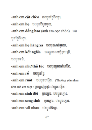 Từ điển Việt Khmer