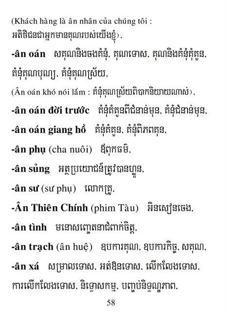 Từ điển Việt Khmer