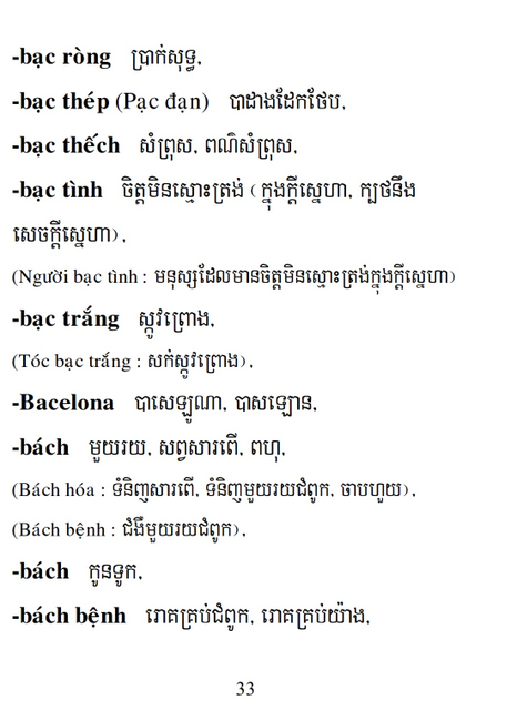 Từ điển Việt Khmer