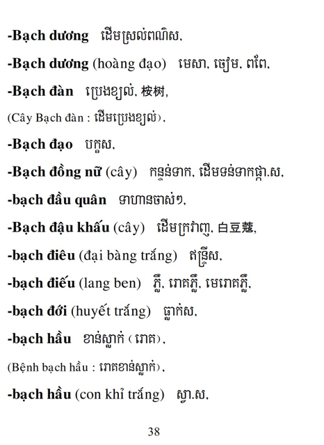 Từ điển Việt Khmer