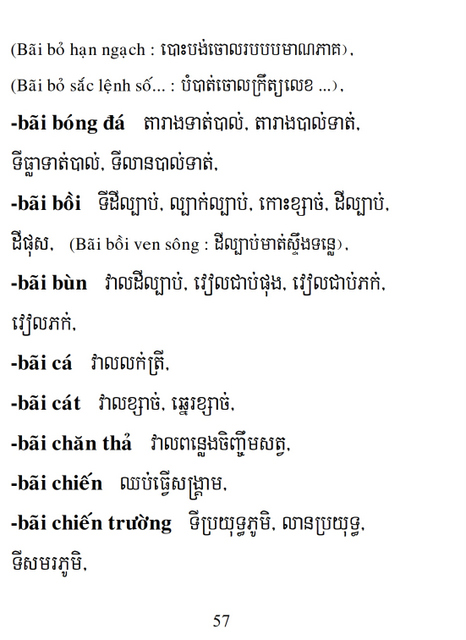 Từ điển Việt Khmer