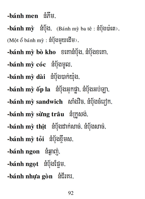 Từ điển Việt Khmer