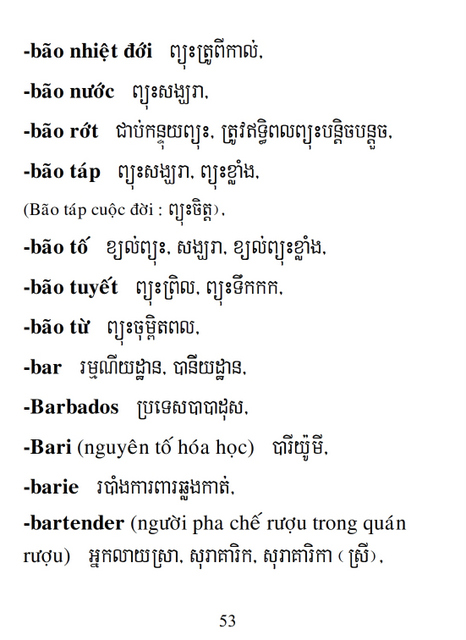 Từ điển Việt Khmer