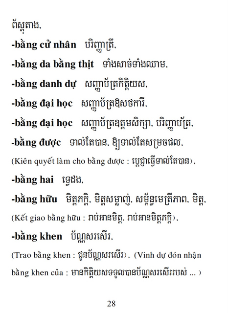 Từ điển Việt Khmer