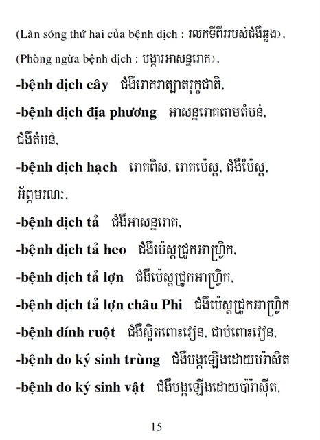 Từ điển Việt Khmer