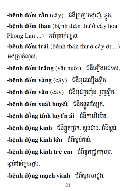 Từ điển Việt Khmer