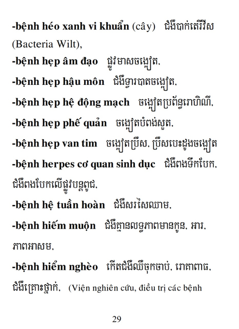 Từ điển Việt Khmer