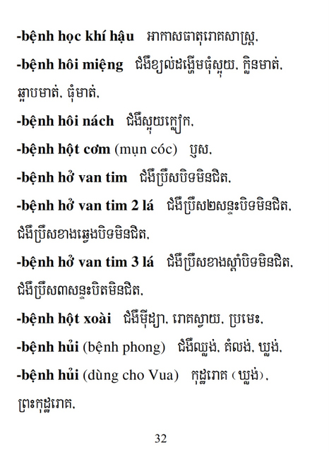 Từ điển Việt Khmer