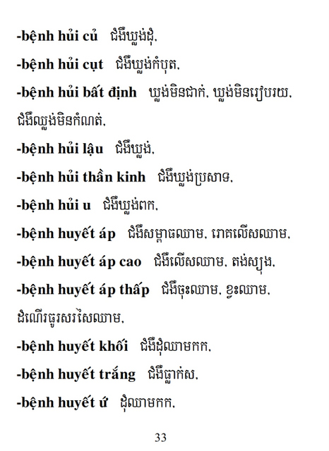 Từ điển Việt Khmer