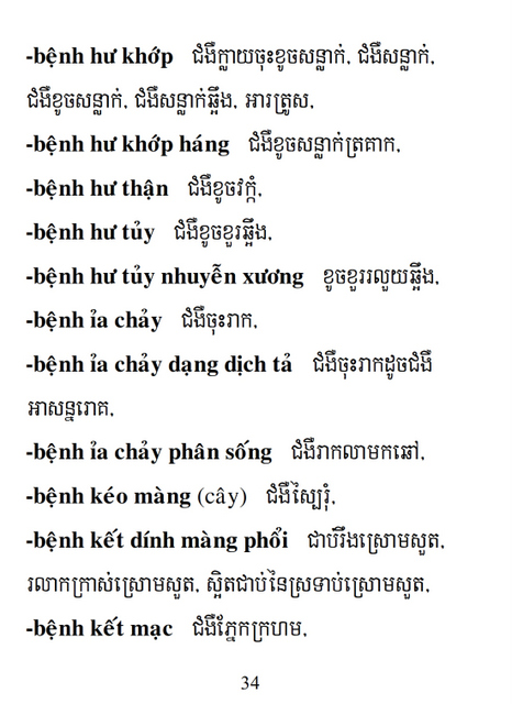 Từ điển Việt Khmer