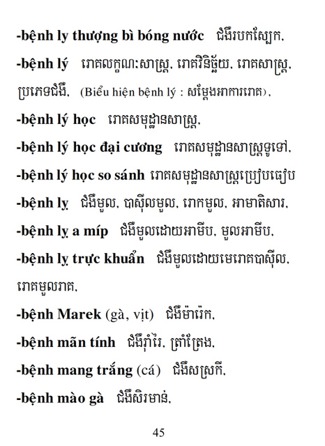 Từ điển Việt Khmer