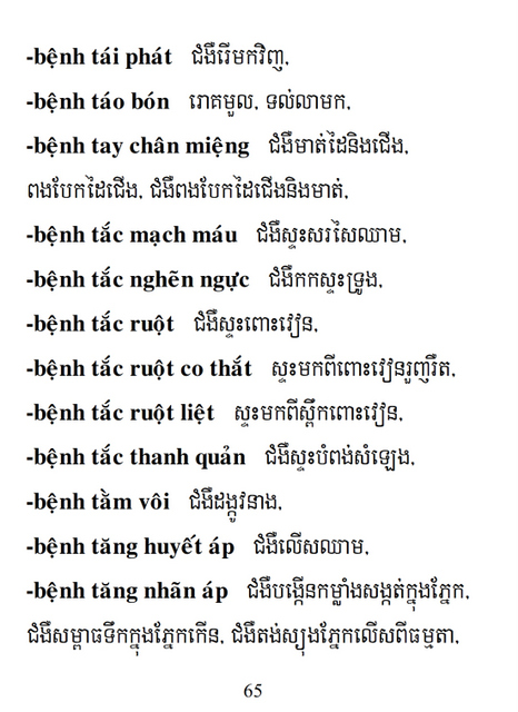 Từ điển Việt Khmer