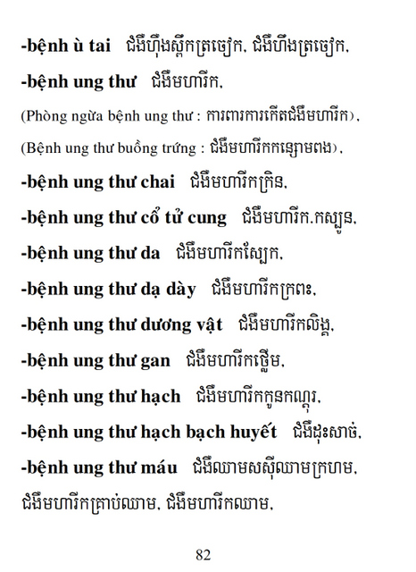 Từ điển Việt Khmer