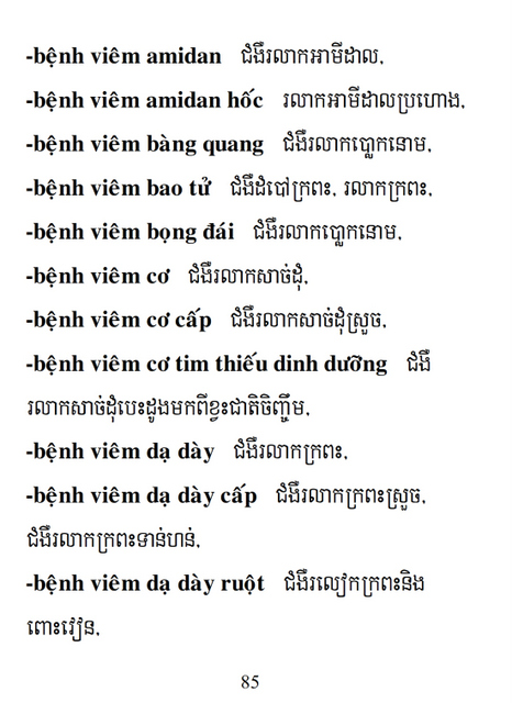 Từ điển Việt Khmer