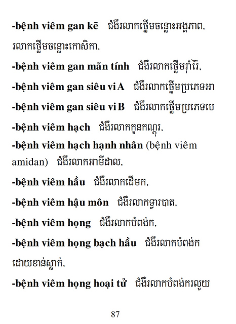 Từ điển Việt Khmer