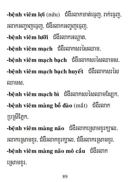 Từ điển Việt Khmer