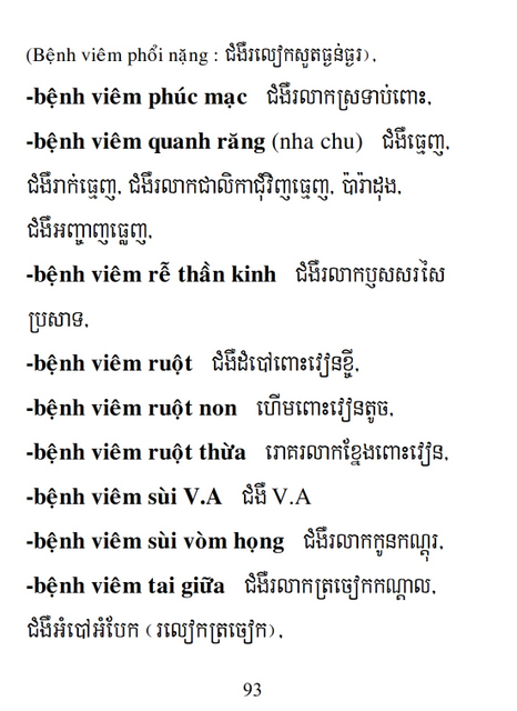 Từ điển Việt Khmer