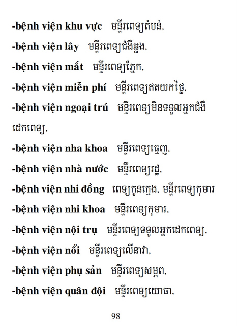 Từ điển Việt Khmer