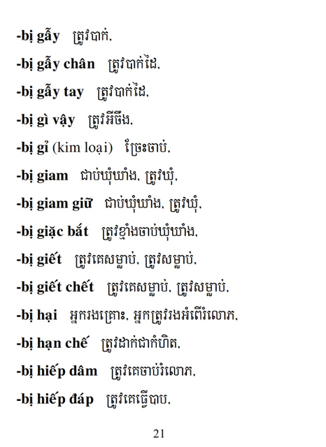 Từ điển Việt Khmer