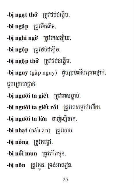 Từ điển Việt Khmer