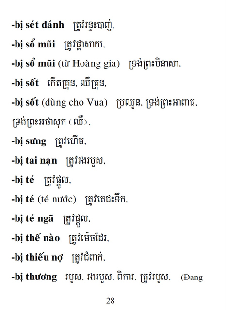 Từ điển Việt Khmer