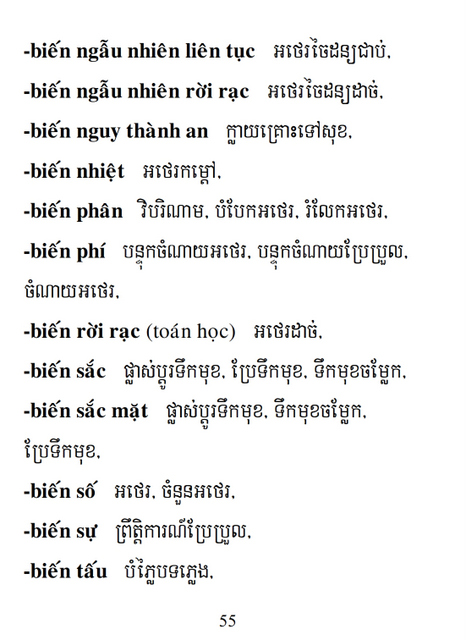 Từ điển Việt Khmer