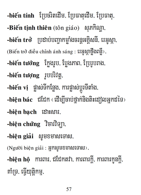 Từ điển Việt Khmer