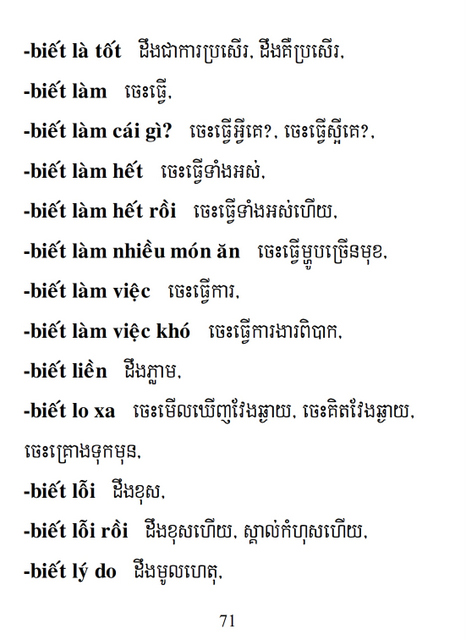 Từ điển Việt Khmer