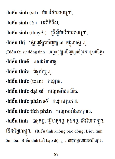 Từ điển Việt Khmer