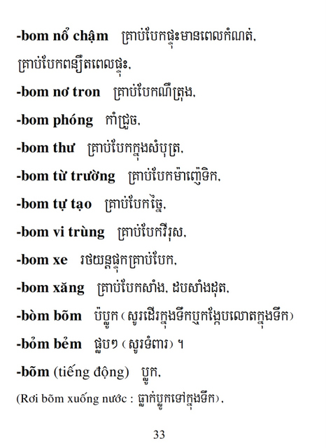 Từ điển Việt Khmer