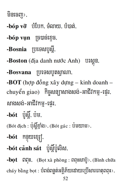 Từ điển Việt Khmer