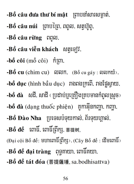 Từ điển Việt Khmer