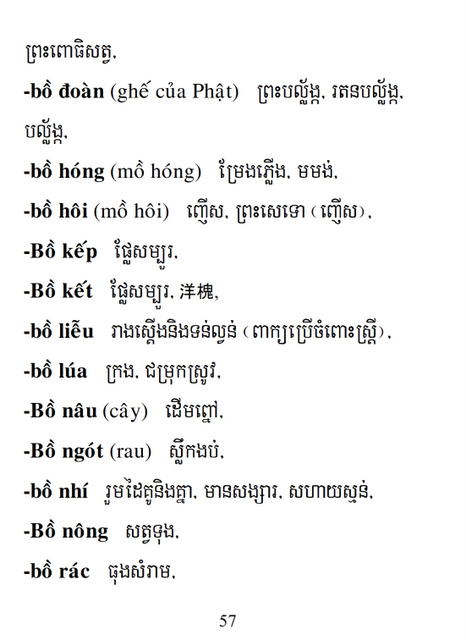 Từ điển Việt Khmer