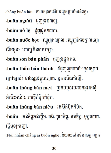 Từ điển Việt Khmer