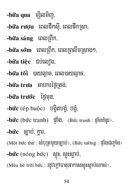 Từ điển Việt Khmer