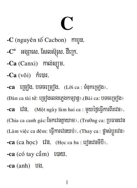 Từ điển Việt Khmer