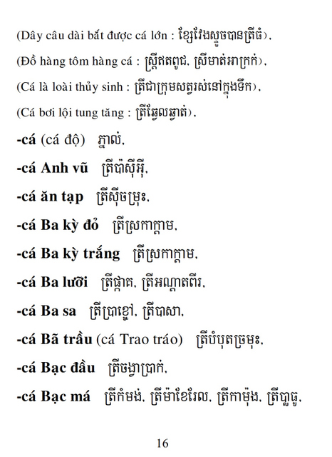 Từ điển Việt Khmer