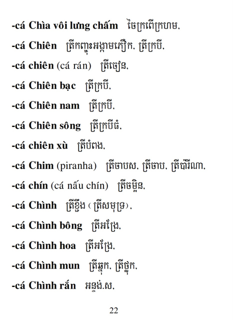 Từ điển Việt Khmer