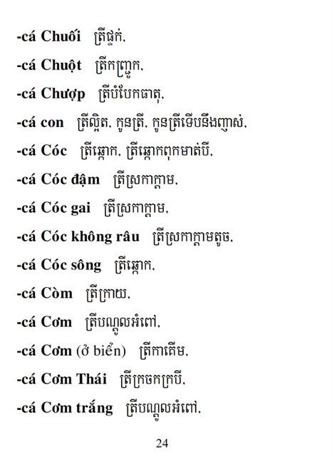 Từ điển Việt Khmer