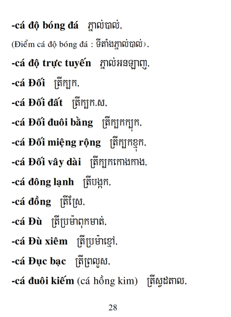 Từ điển Việt Khmer