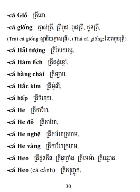 Từ điển Việt Khmer