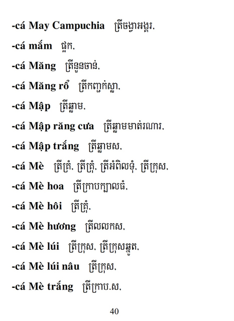 Từ điển Việt Khmer