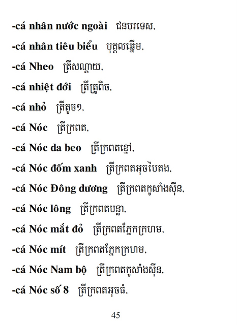 Từ điển Việt Khmer