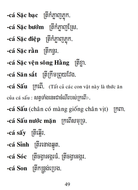 Từ điển Việt Khmer