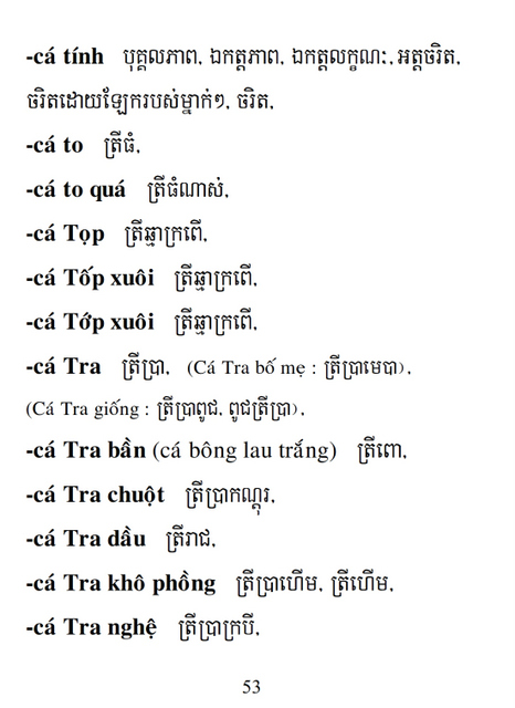 Từ điển Việt Khmer