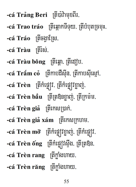 Từ điển Việt Khmer