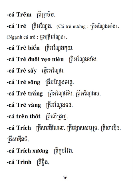 Từ điển Việt Khmer