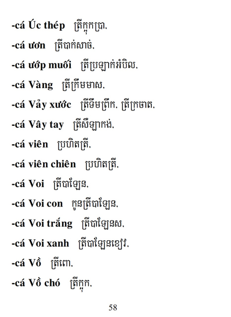 Từ điển Việt Khmer